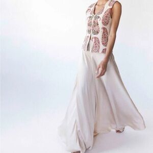 Rosewater House Rosa Skirt Cream NWT